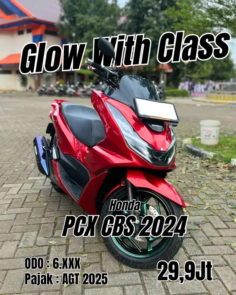 Honda PCX CBS Merah Candy 2024