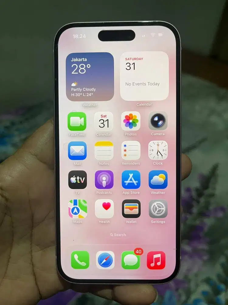 Iphone 15 128GB garansi ON fullset ori