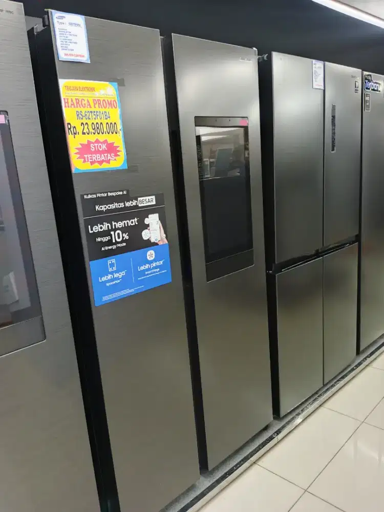 KULKAS 4 PINTU PROMO CICILAN VIA HOMECREDIT BUNGA 0%