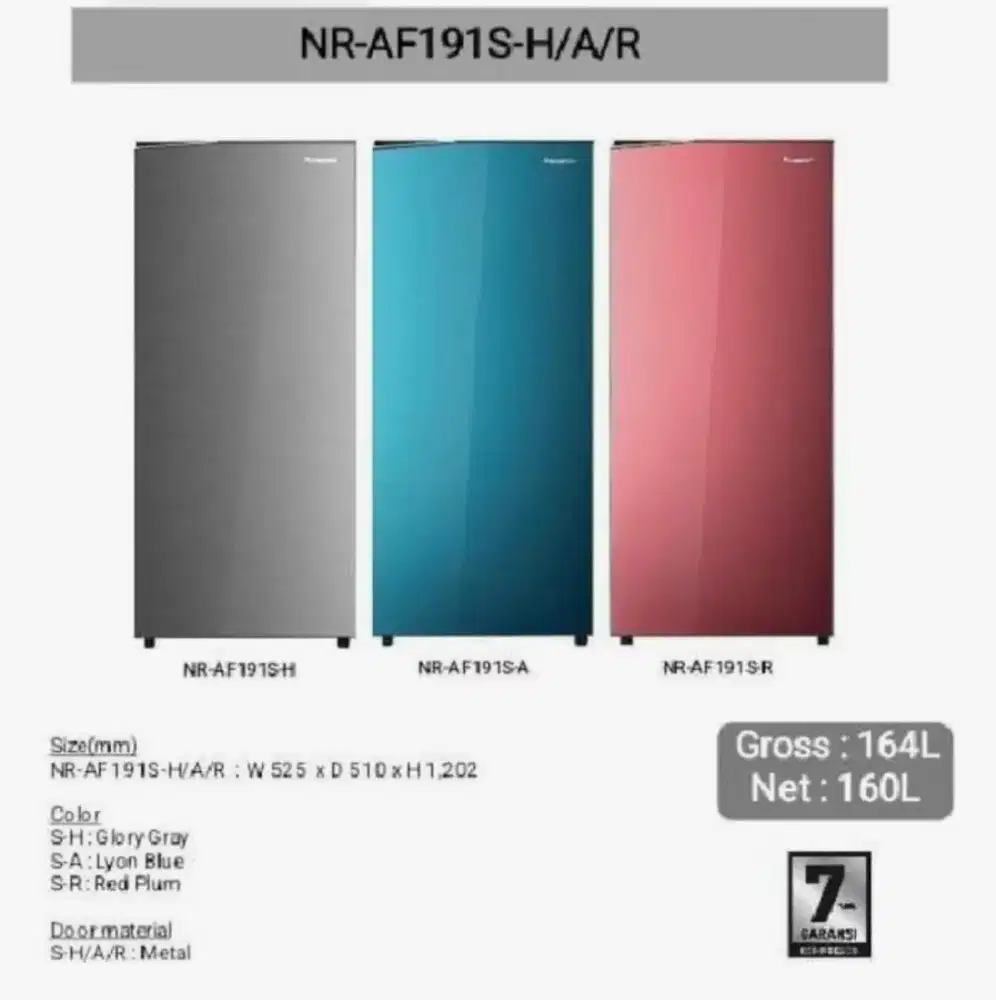 Ready Kulkas Mini Panasonic Murah dan Irit di Atlanta Mataram