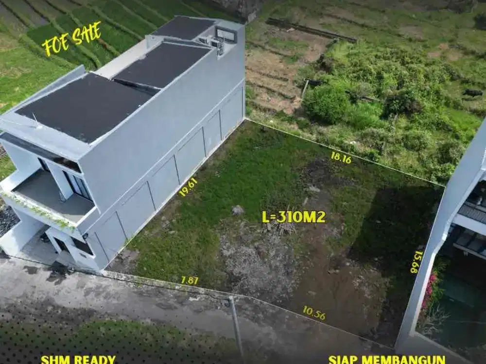 Tanah murah siap bangun lokasi Prerenan Canggu