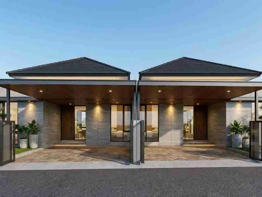 Rumah Baru Modern Lingkungan Nyaman Jalan Kaliurang Km 13. Free Pajak