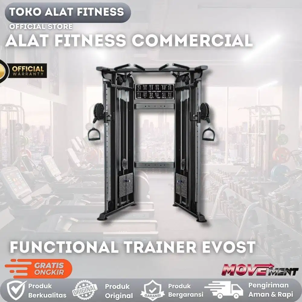 Jual Alat Fitness Commercial Functional Trainer Evost Premium Quality