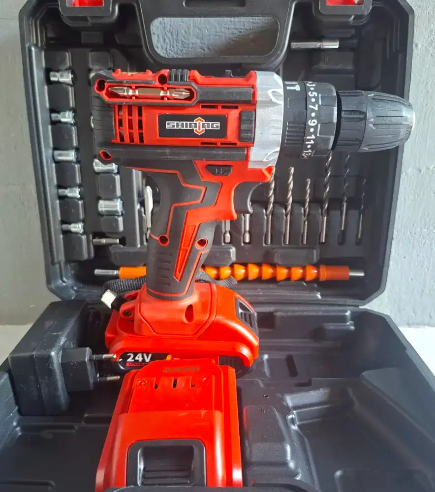 Baru bor cordless batere lithium brushless impact electric drill