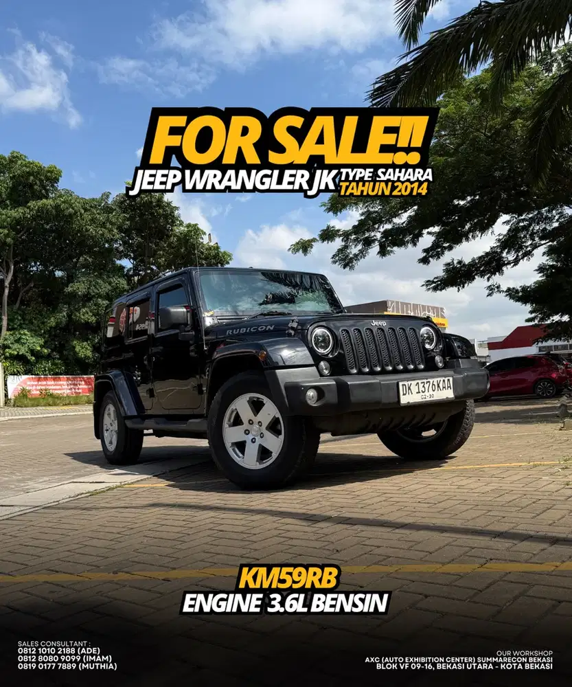 Jeep Wrangler Unlimited 2014 Bensin