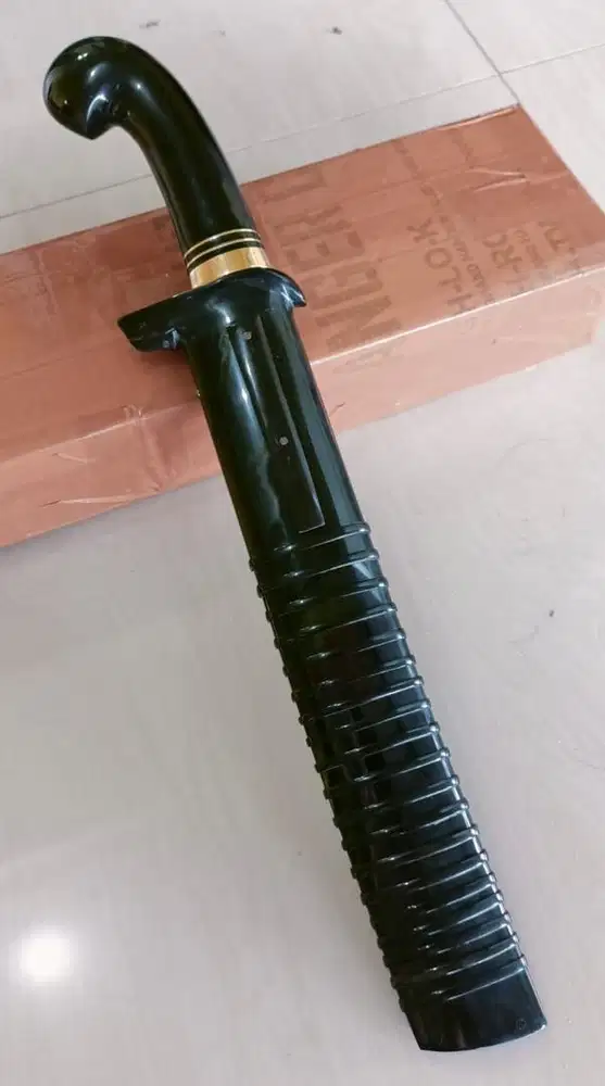 Golok Sembelih baja Elmax full tanduk kebo