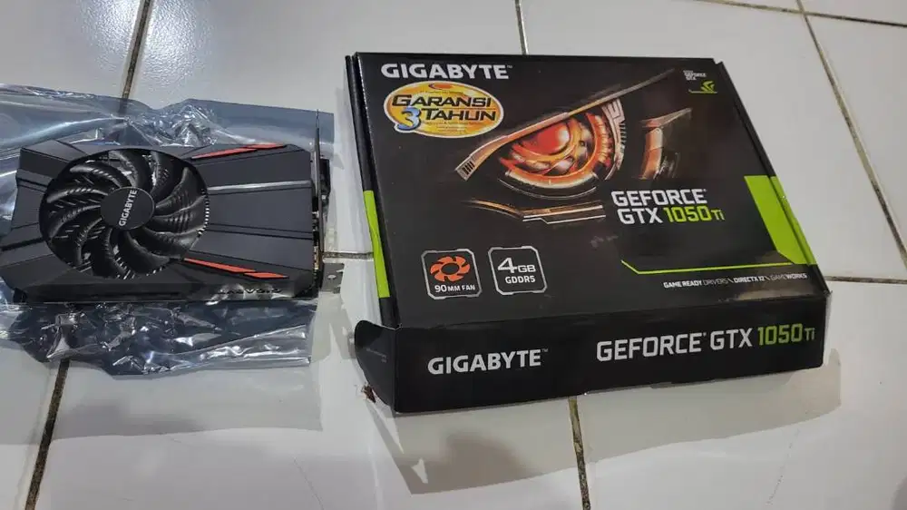 jual VGA Geforce GTX 1050 Ti 4GB DDR5 GYGABYTE
