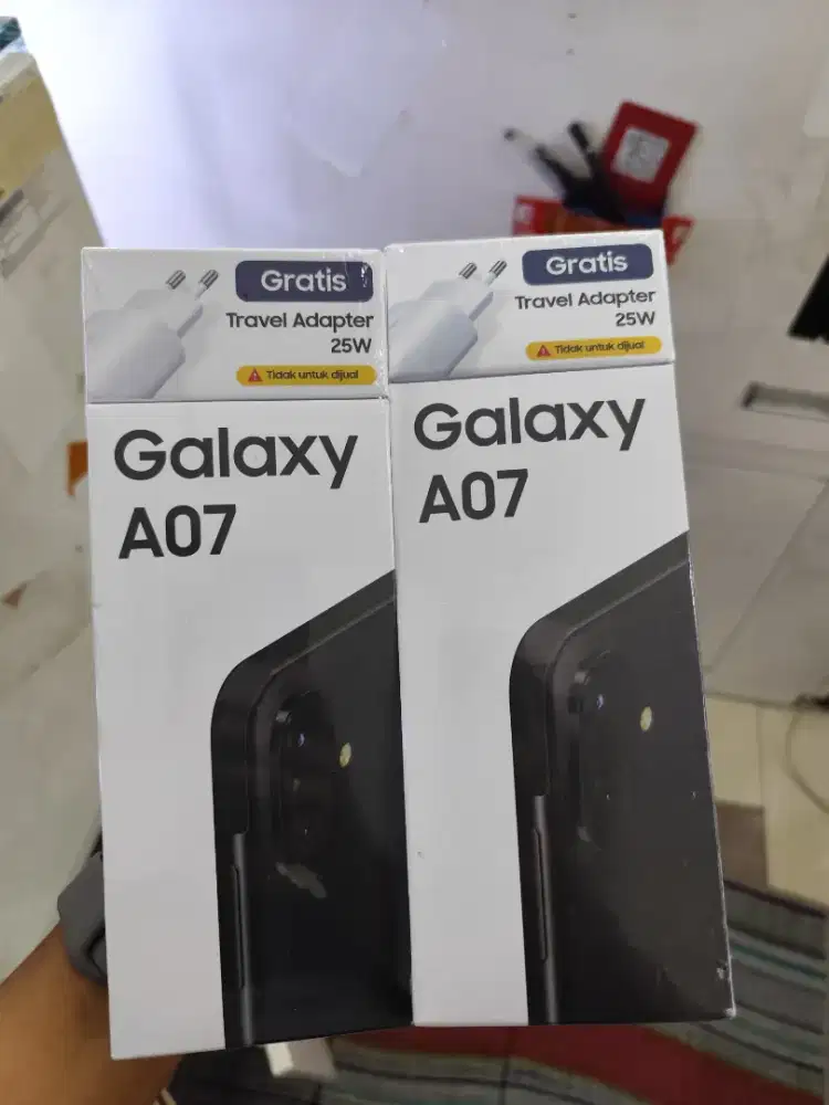 Samsung A07 8/256 + adapter 25W murahh