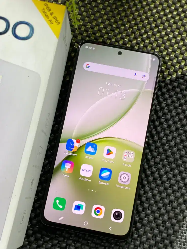vivo y400 8/256gb fullset
kondisi mulus no minus
siap pakai