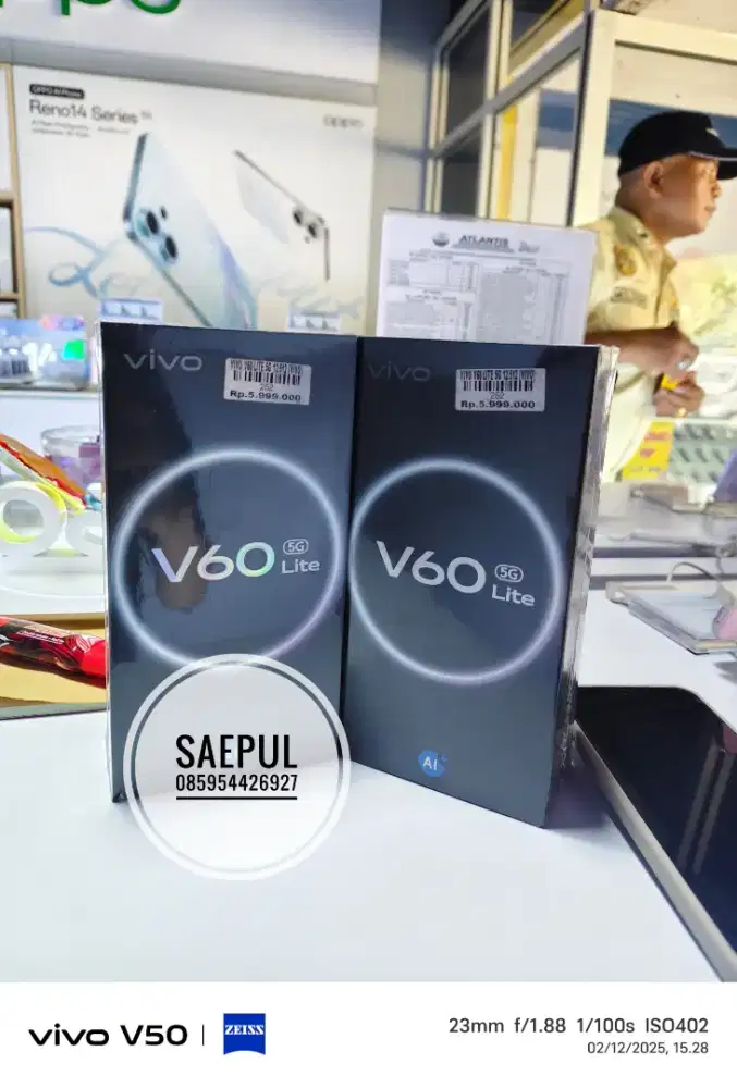 New vivo v60 lite 12/256GB