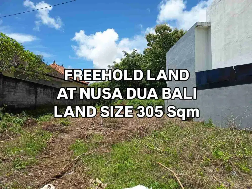 Dijual Cepat Tanah Murah di Kutuh Nusa Dua Badung Bali