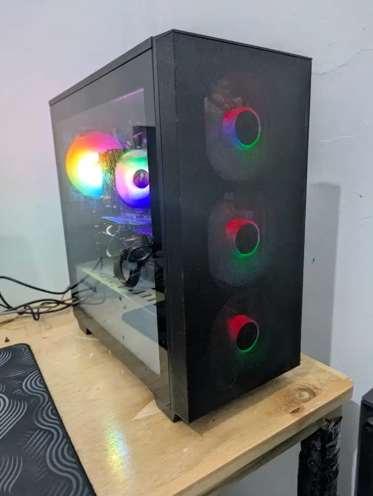 Komputer Pc gaming i3 14100 | rx 6600 | h610m | ram 16gb |ssd 512gb bu