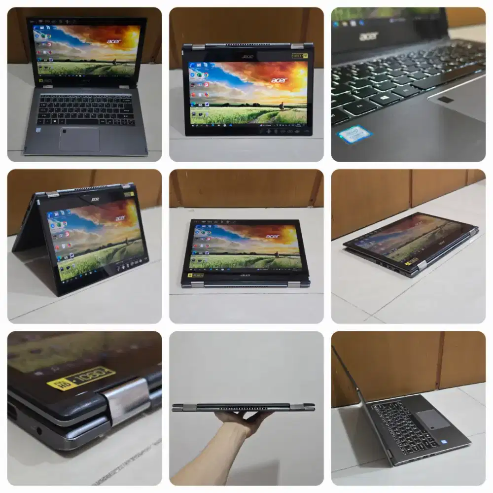 Acer spin 5 premium x360 mulus spek tinggi intel core i7 16gb 512gb