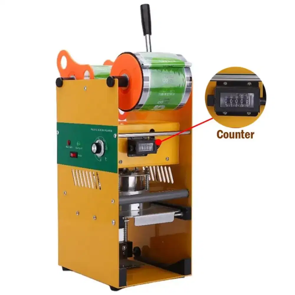 Mesin Press/Cup Sealler With Counter MURAH !!