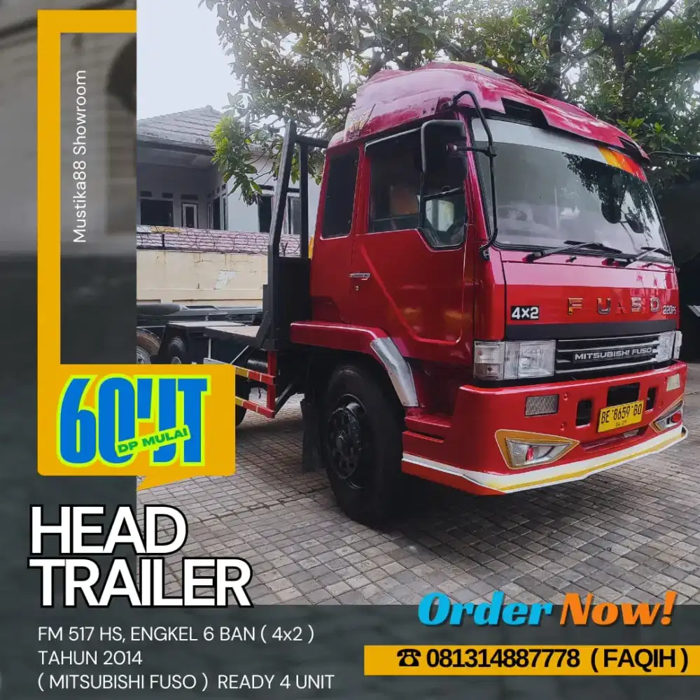 HEAD TRAILER MITSUBISHI FUSO FM 517 HS, ENGKEL 4X2, TH. 2014