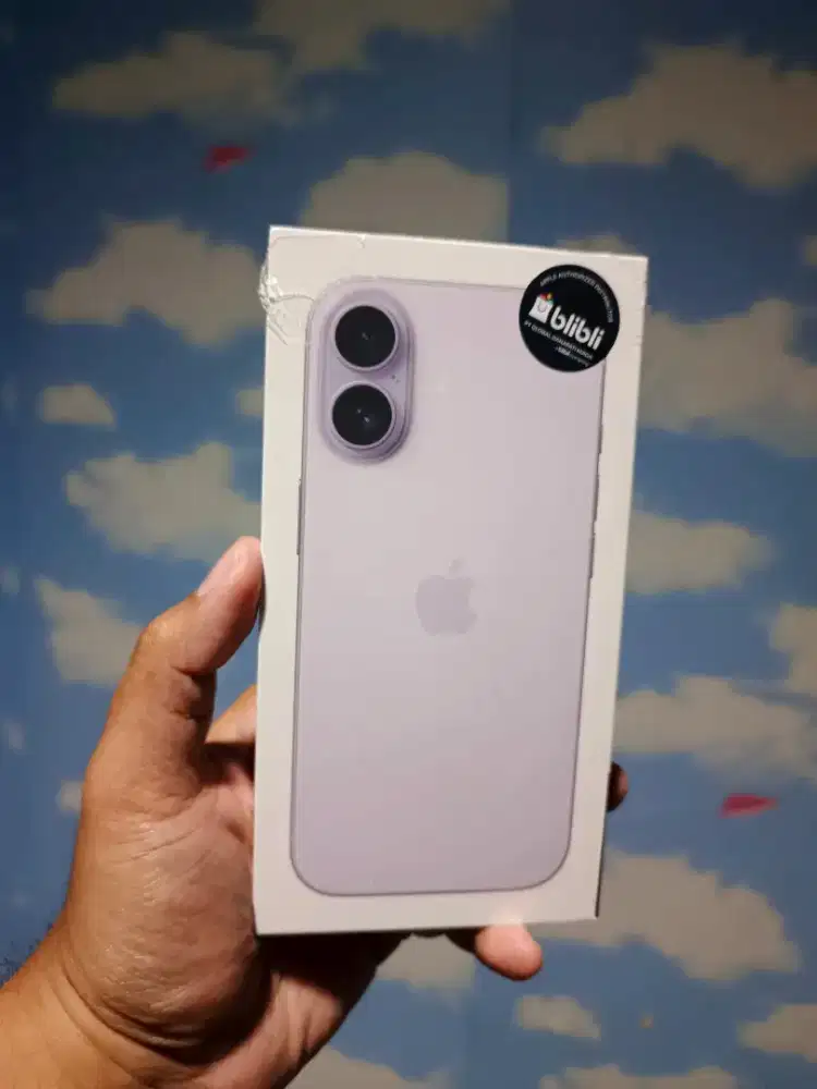 Iphone 17 lavender ibox gdn baru dan segel