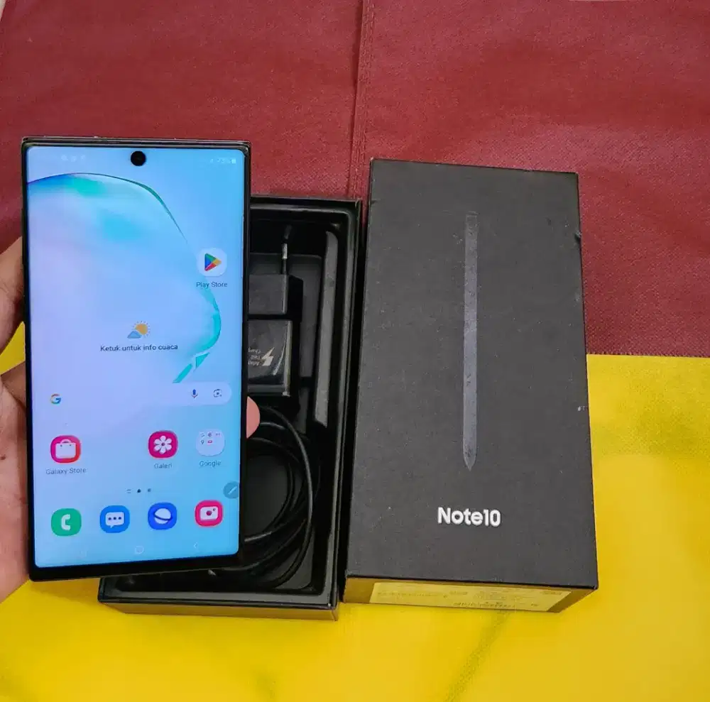 Samsung Note 10 Ram 12/256gb Fullset