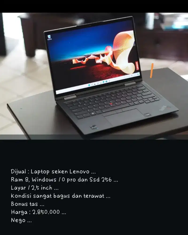 Laptop Seken Lenovo Ram 8 Murah
