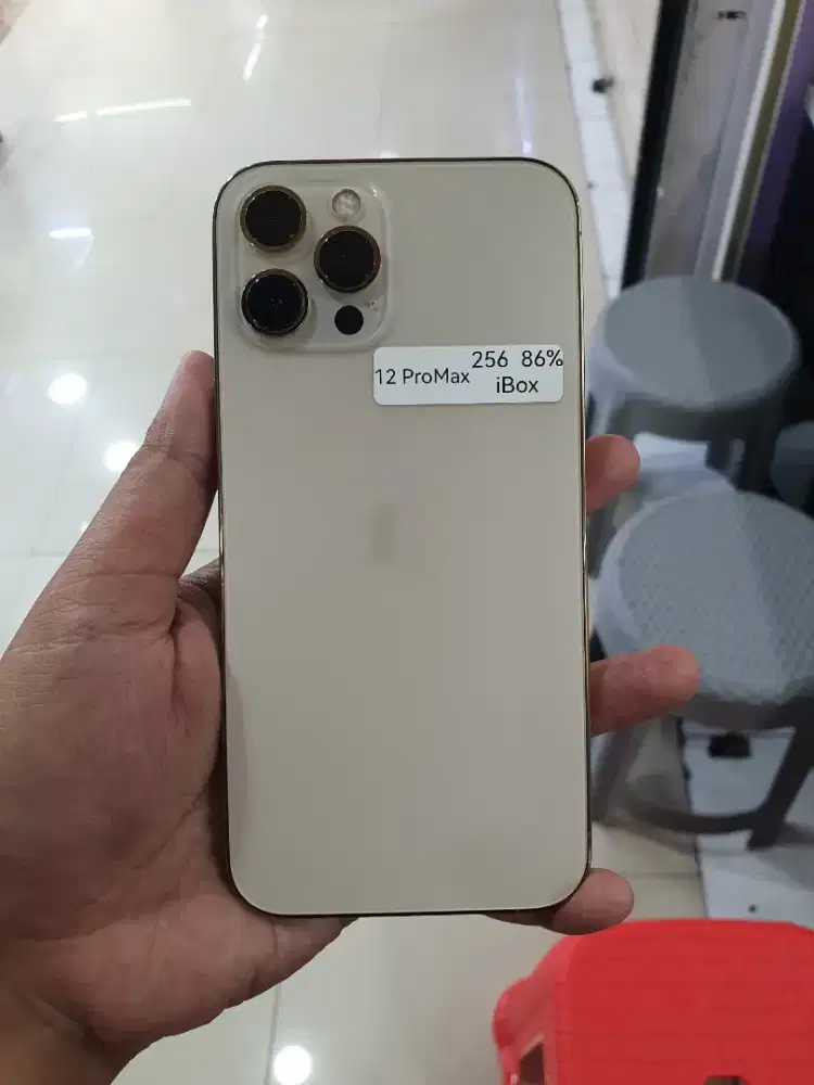 iPhone 12 Pro Max 256 GB Gold ex iBox Resmi