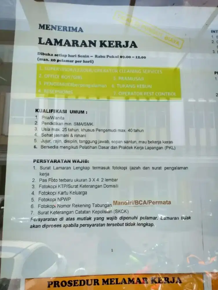 Mencari asisten pribadi atau art dirumah