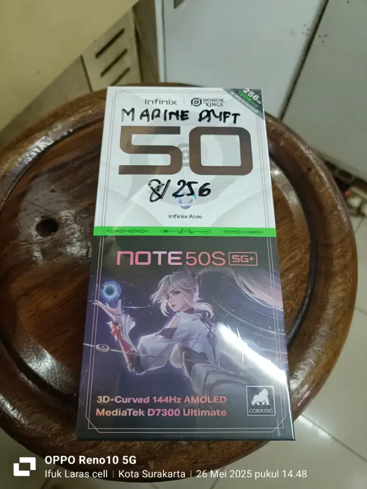 INFINIX NOTE 50S 5G 8/256 NEW FRESH