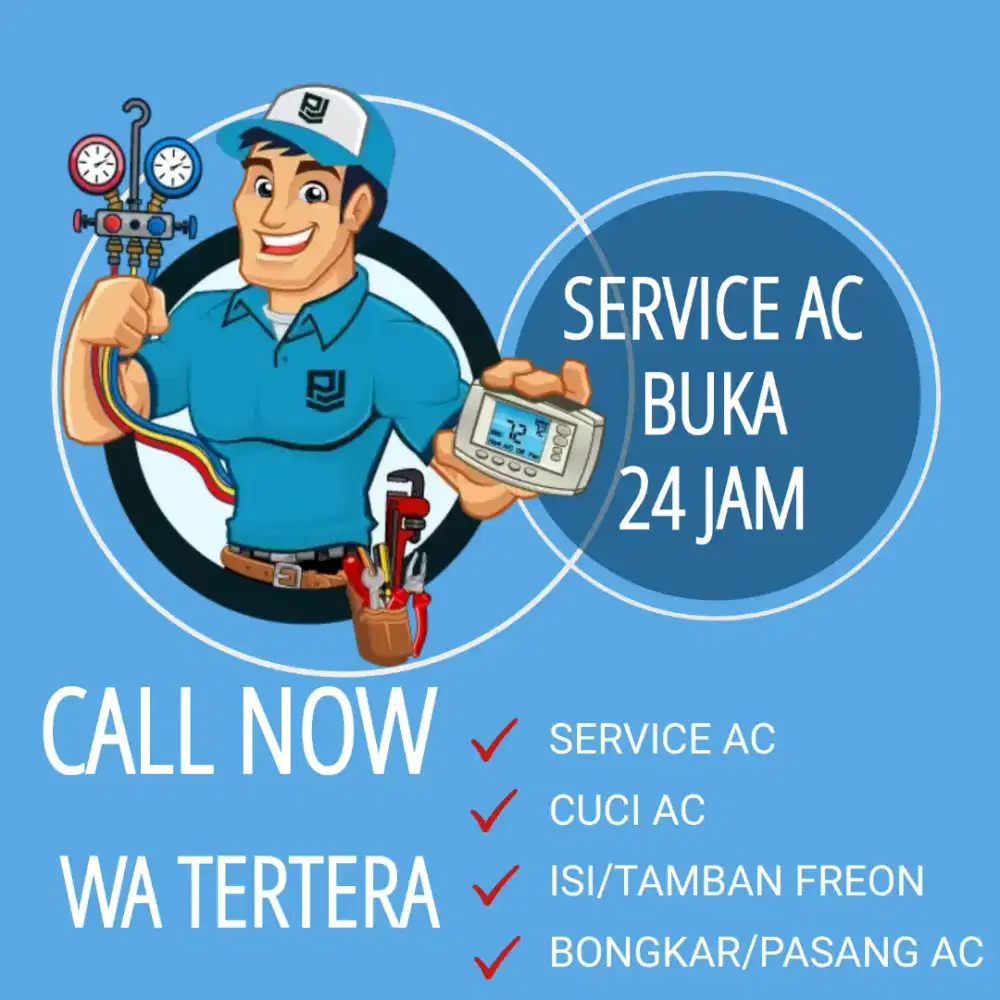 Service AC, Kulkas, Showcase, Mesin Cuci, Dispenser, Treadmill, Taman