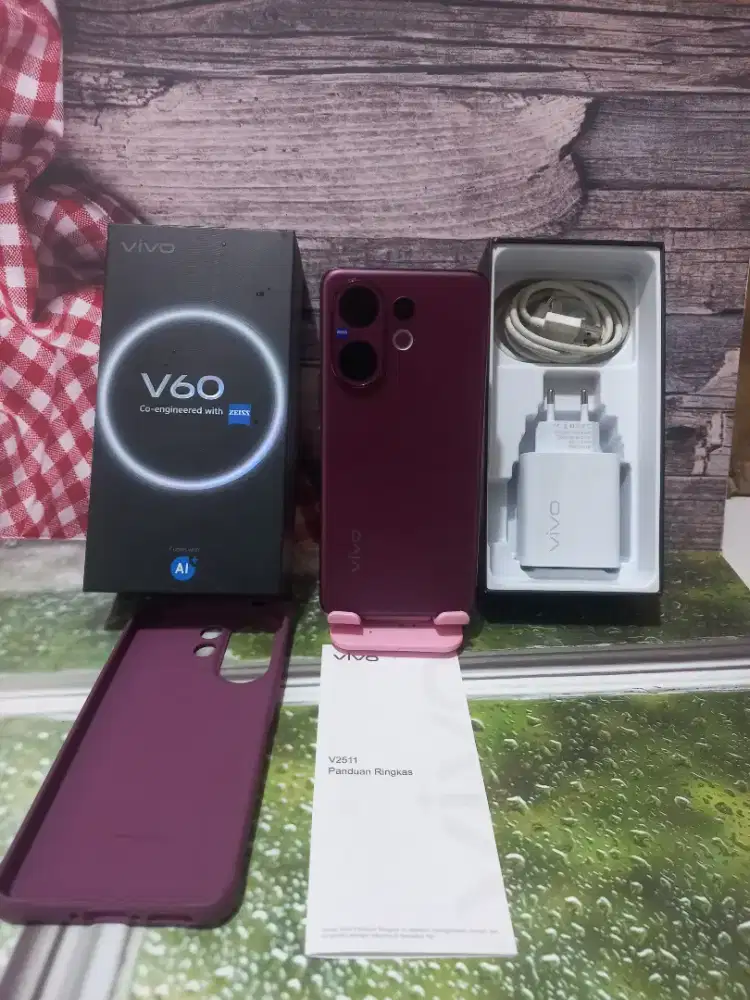 JUAL HP VIVO V60 5G NFC RESMI SPEK 12/256 FULLSET GARANSI 29/10 2026