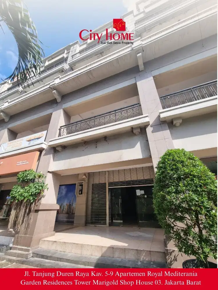 Ruko 4 Lantai Strategis di Central Park Cocok Usaha & Kantor