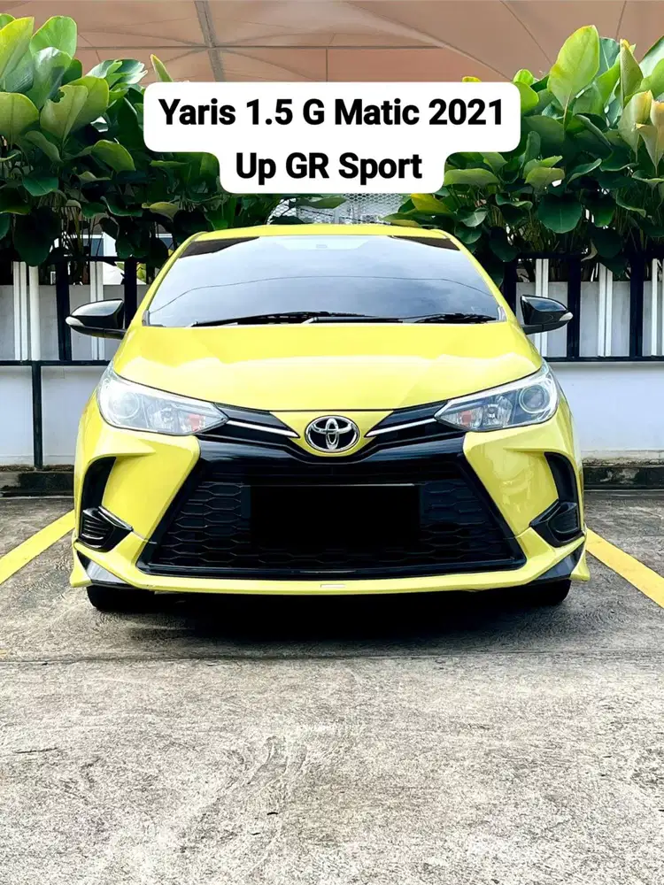 Yaris 1.5 G Bensin AT 2021 ( Upgrade GR Sport )  [Km 60 Rb]
