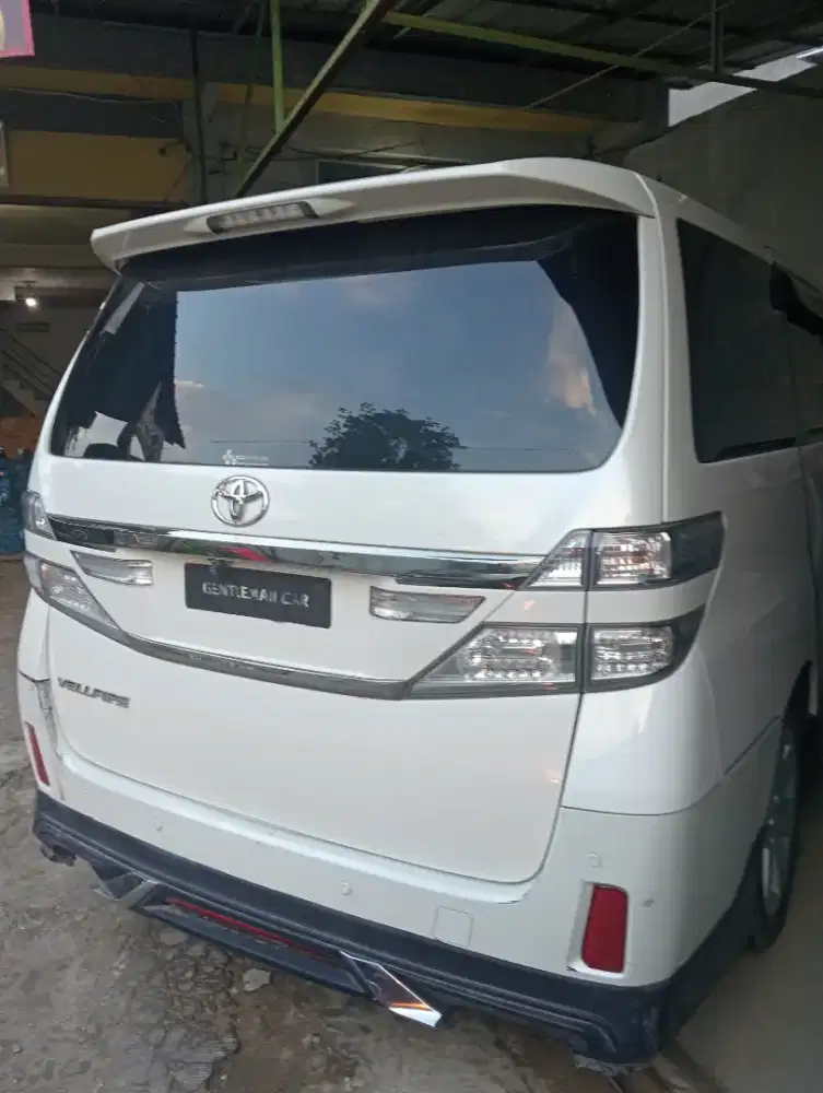 Toyota Vellfire matic Th 2013 plat A pajak 2023 surat lengkap