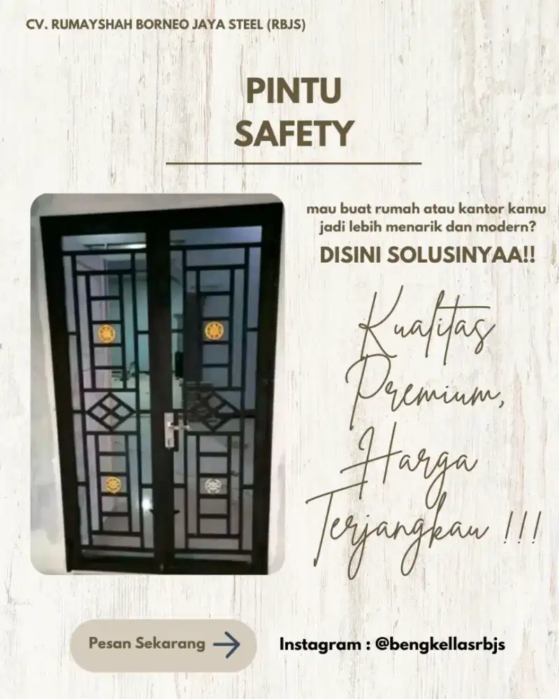 PINTU SAFETY ANTI MALING