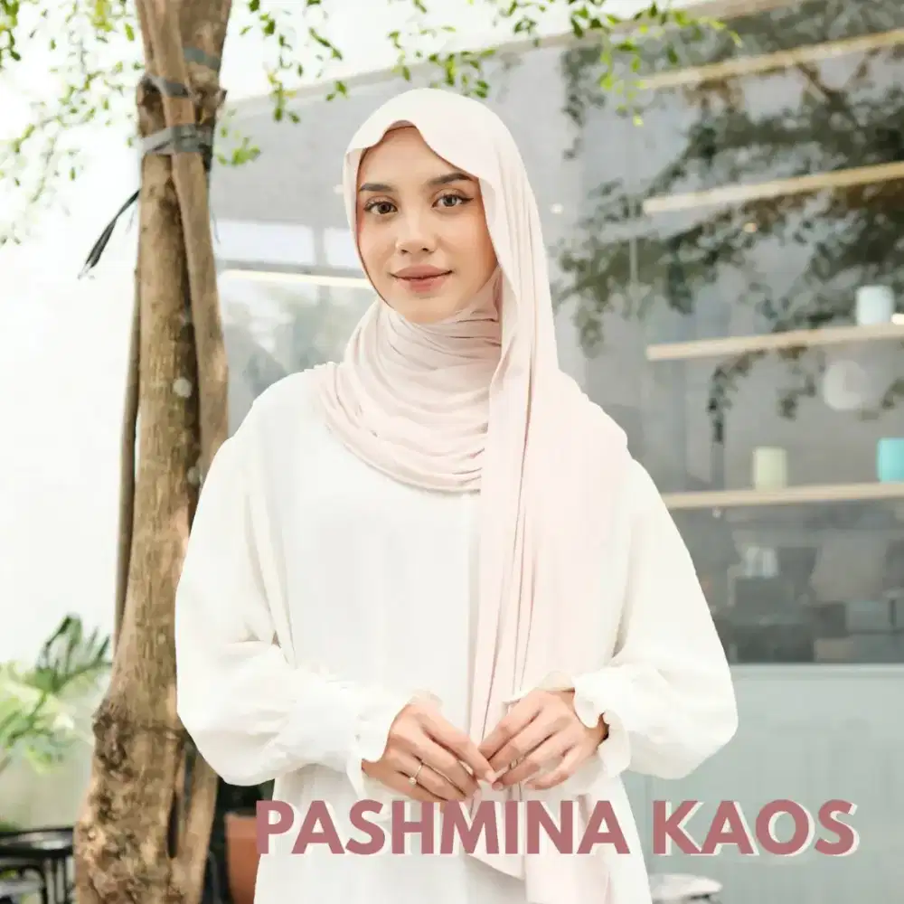 Hijab Pashmina Kaos