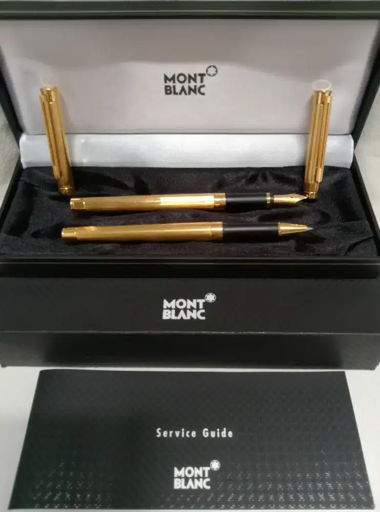 Montblanc Noblesse oblige gold FP nib 18k+RP