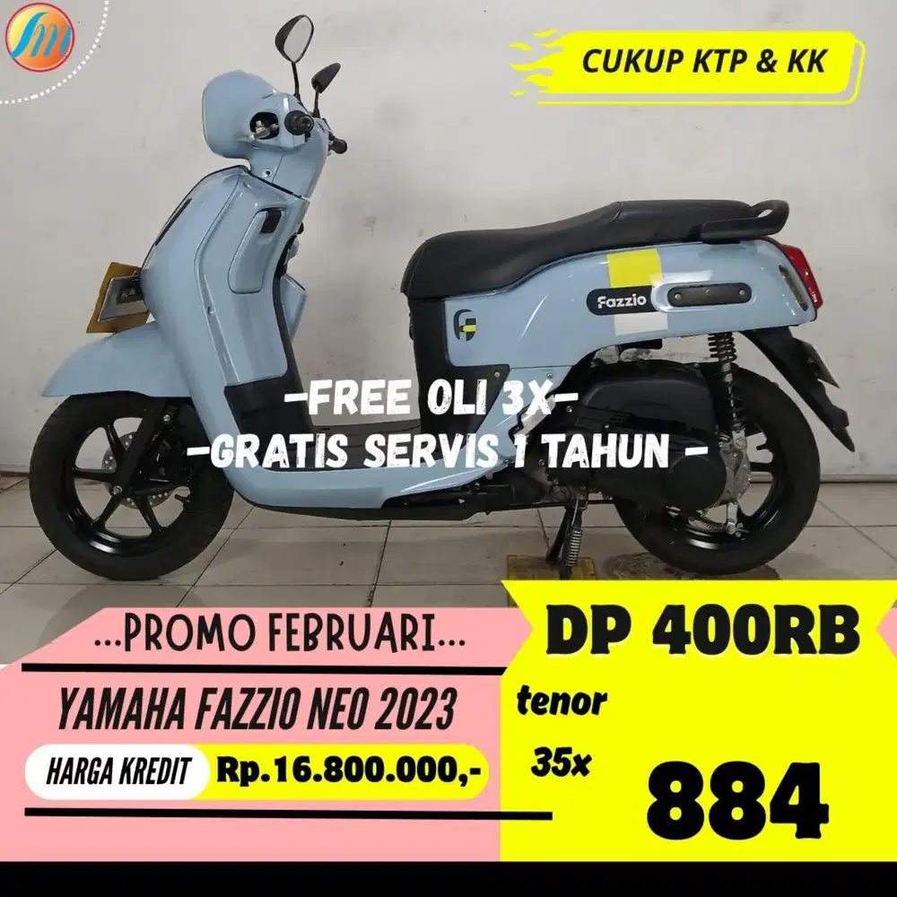 DP CUKUP 400RB YAMAHA FAZZIO NEO 2023 ANGSURAN SANGAT RINGAN KTP KK