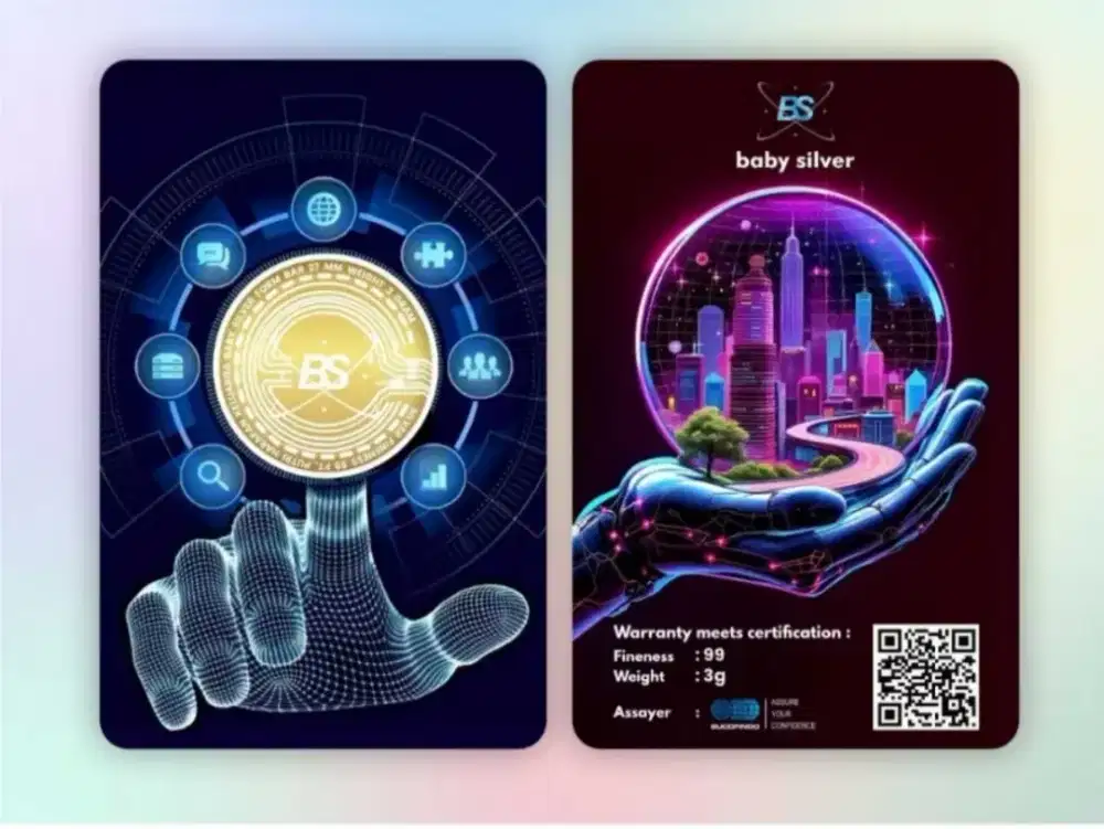 Baby silver @3 gram motif baru 445rb promo