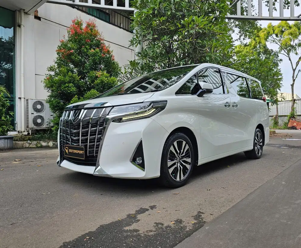 (TDP: 0 Rupiah) Toyota Alphard G ATPM 2019 low km