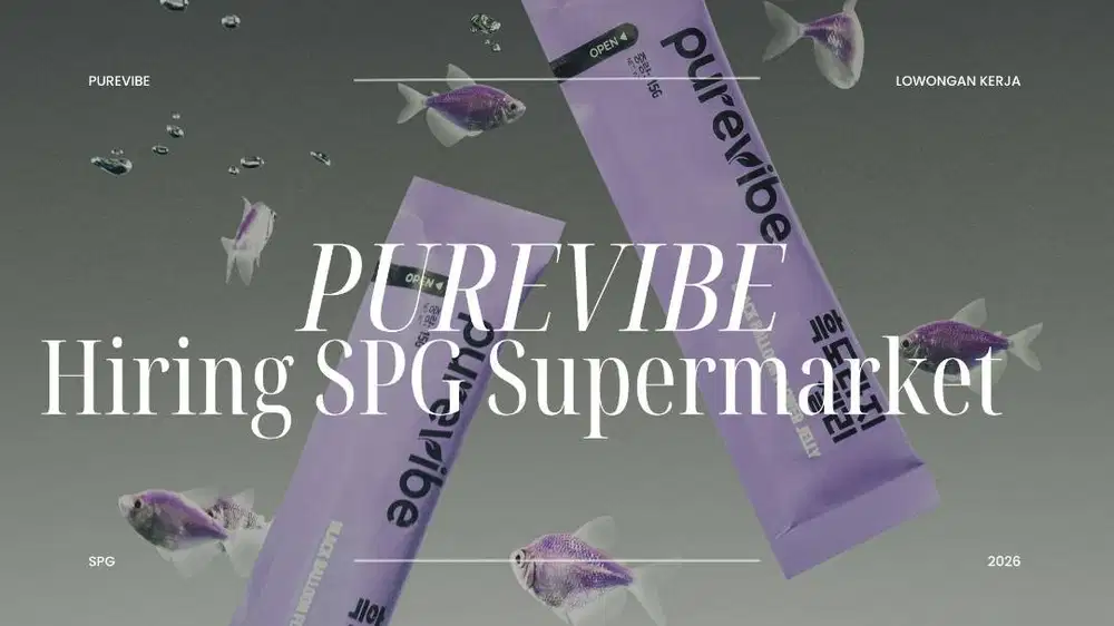 LOWONGAN KERJA – SPG FMCG (PUREVIBE)