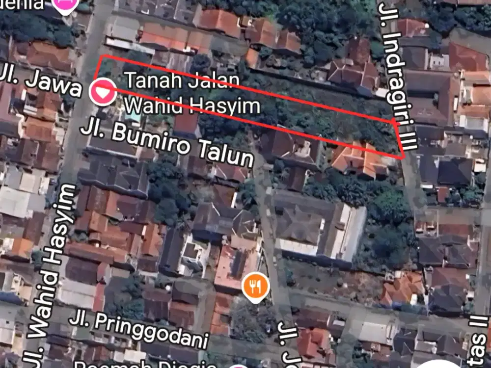 Tanah Besar dengan akses 2 sisi jalan di Seturan Yogyakarta Jarang ada