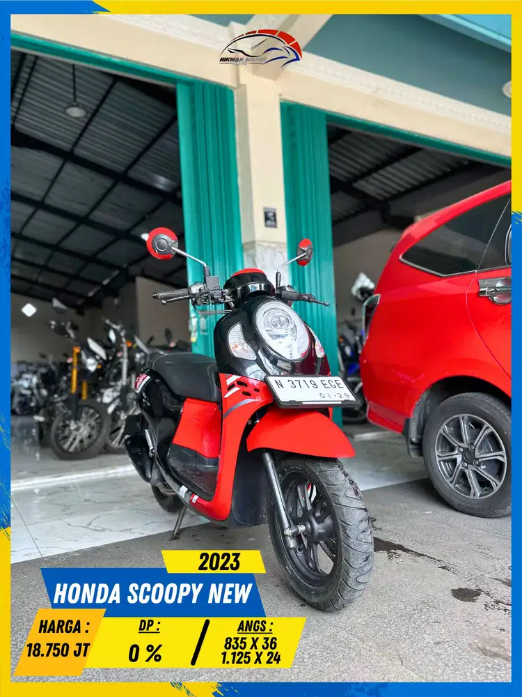 HONDA SCOOPY NEW 2023 NEGO SAMPE DEAL HIKMAH MOTOR KEPUH
