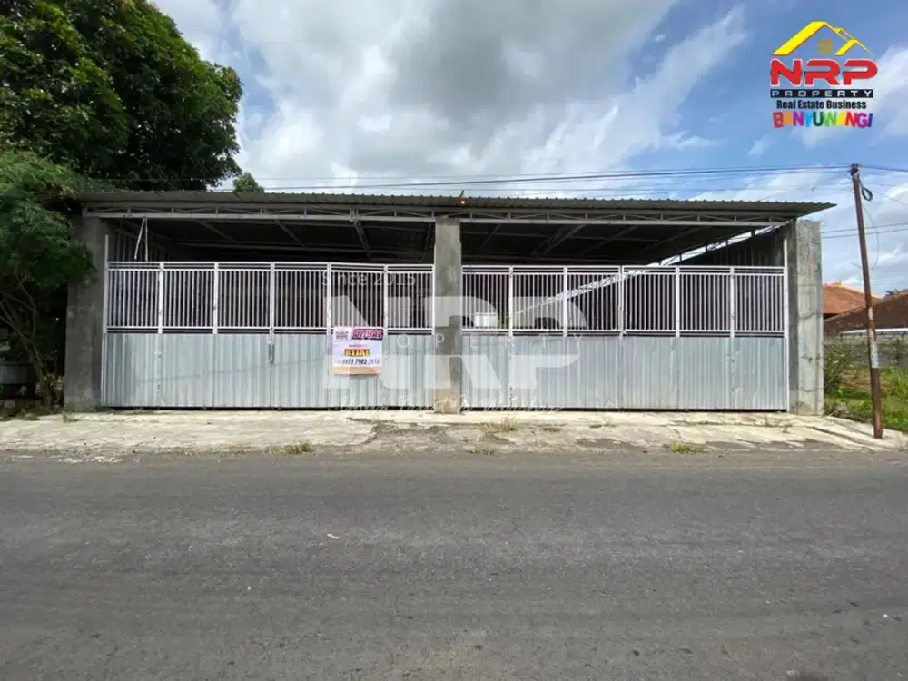 Dijual Gudang siap pakai di Srono, Banyuwangi