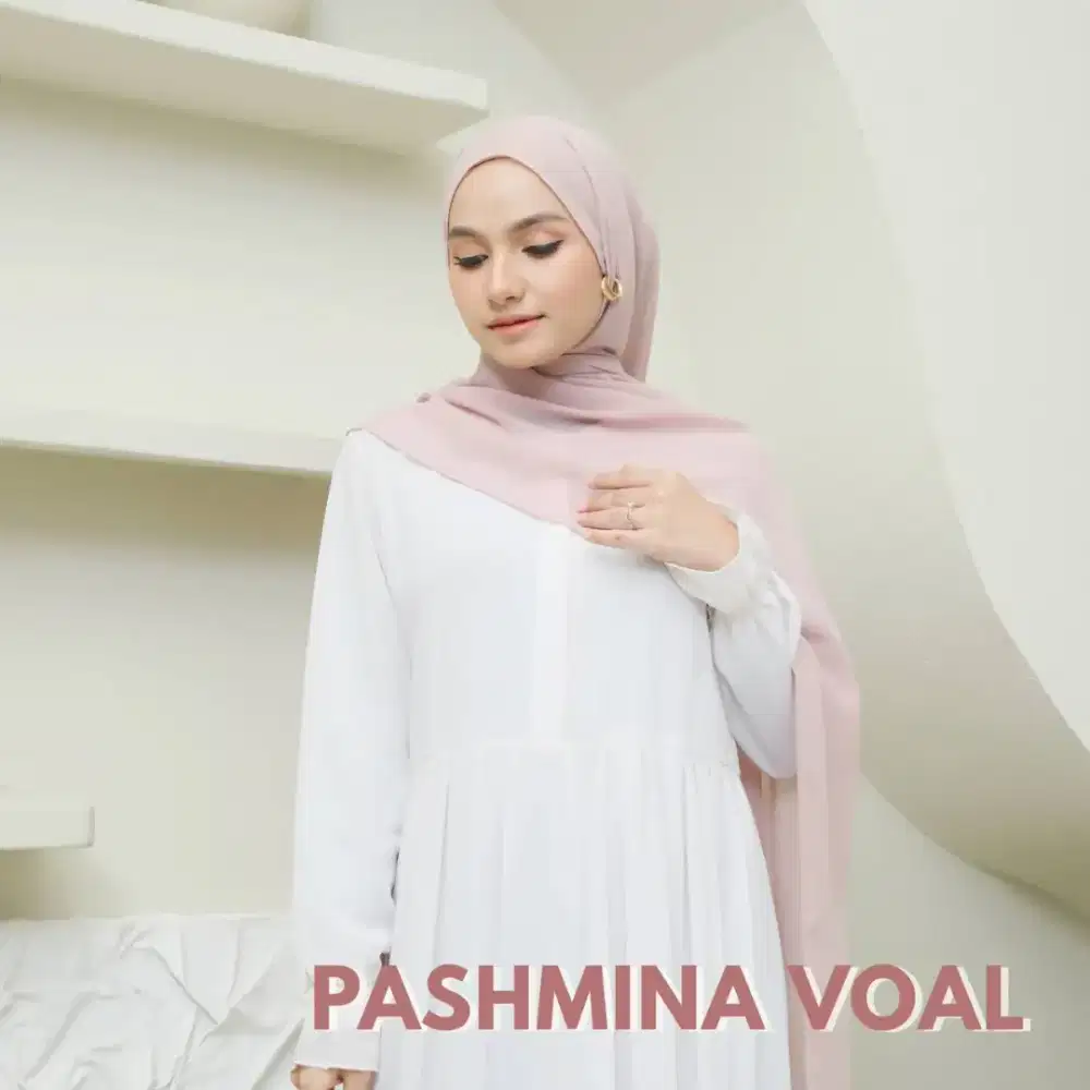 Hijab Pashmina Voal