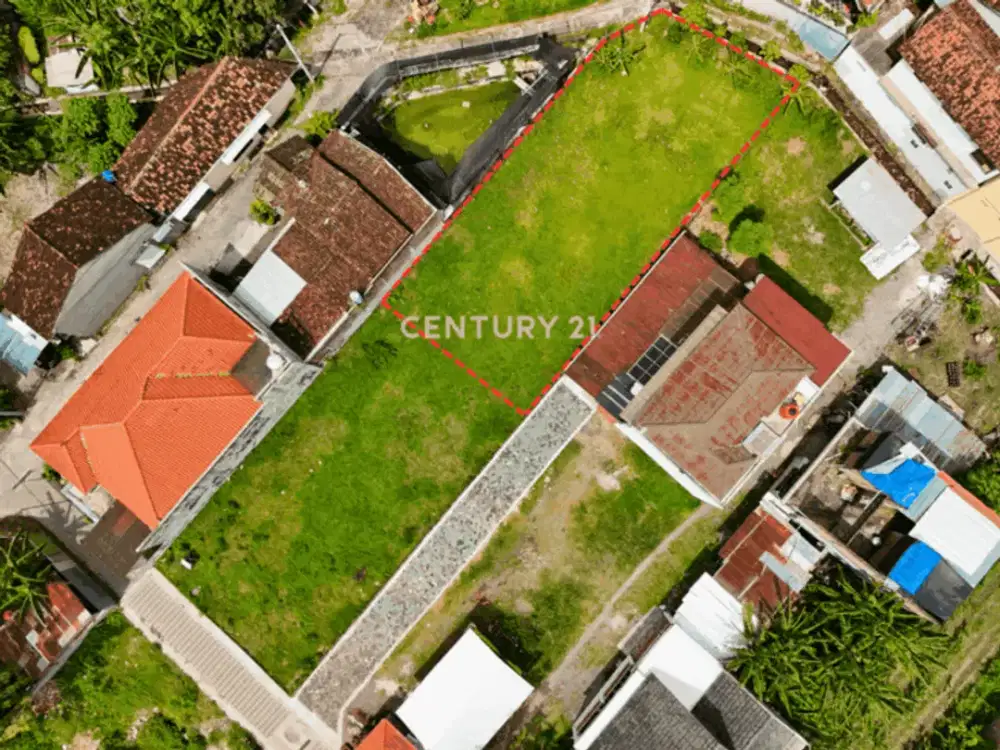 Tanah Luas 307 M2 Di Kotagede Cocok Untuk Dibangun Hunian