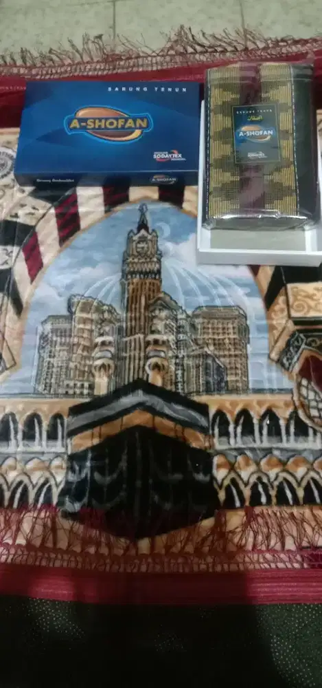Kain sarung+sajadah lebar