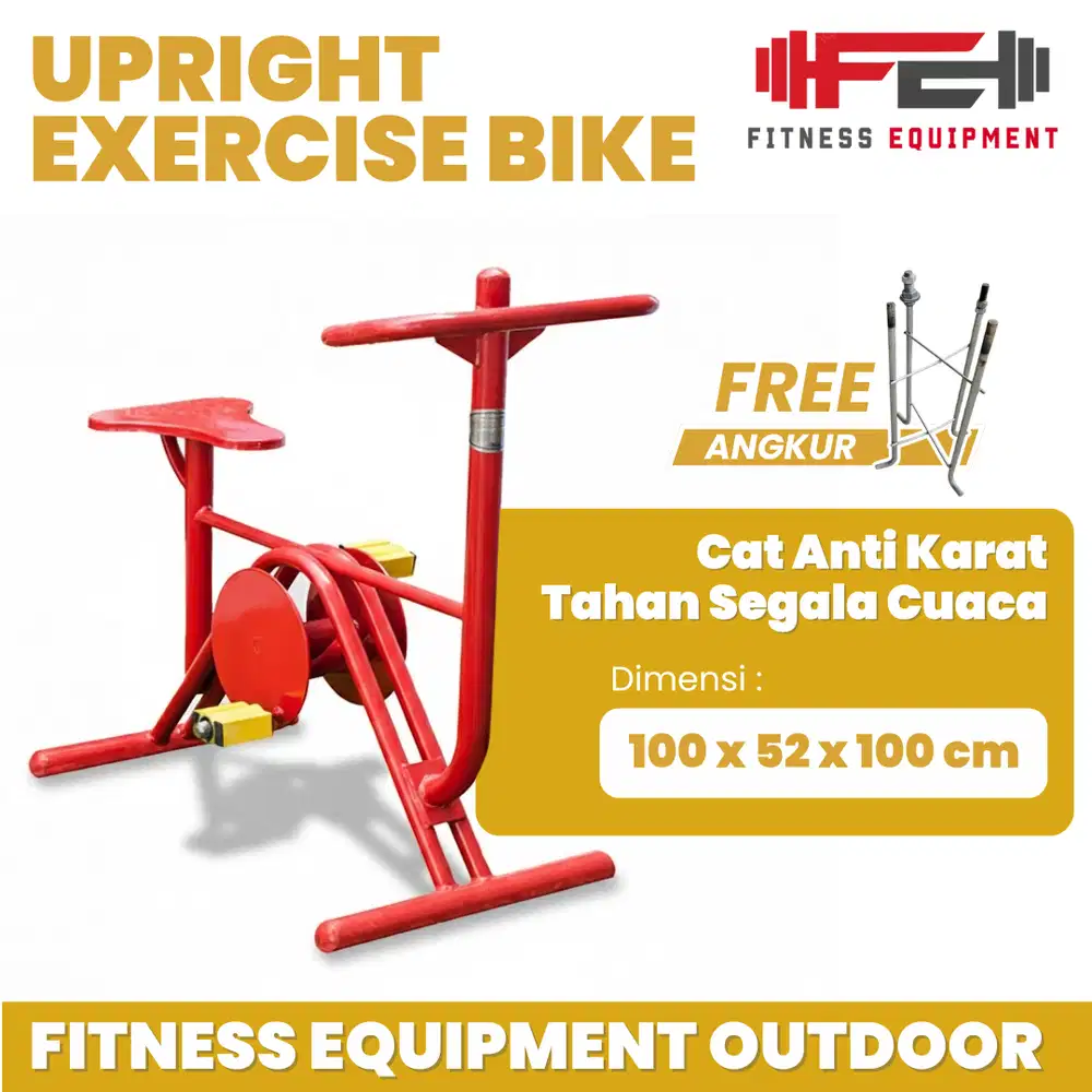 Alat Fitnes Outdoor Exercise Bike Machine Alat Gym Outdoor