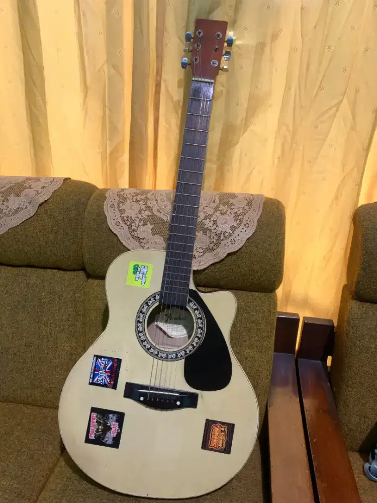 Jual gitar akustik 250rb mines senar 1