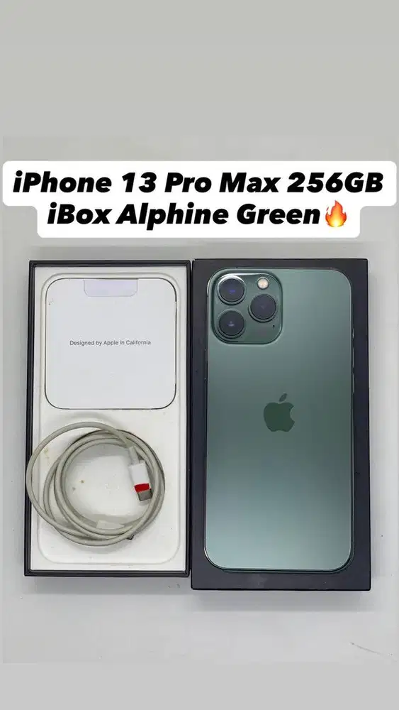 iPhone 13 Pro Max 256GB Resmi iBox Alphine Green