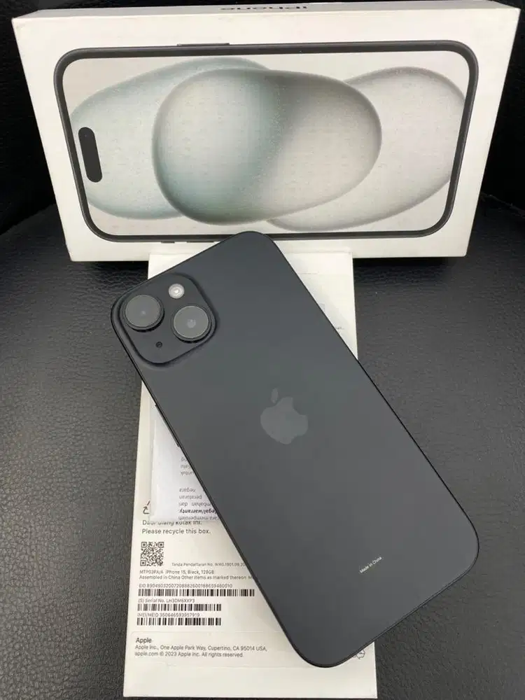 Iphone 15 , Black , 128GB IBox