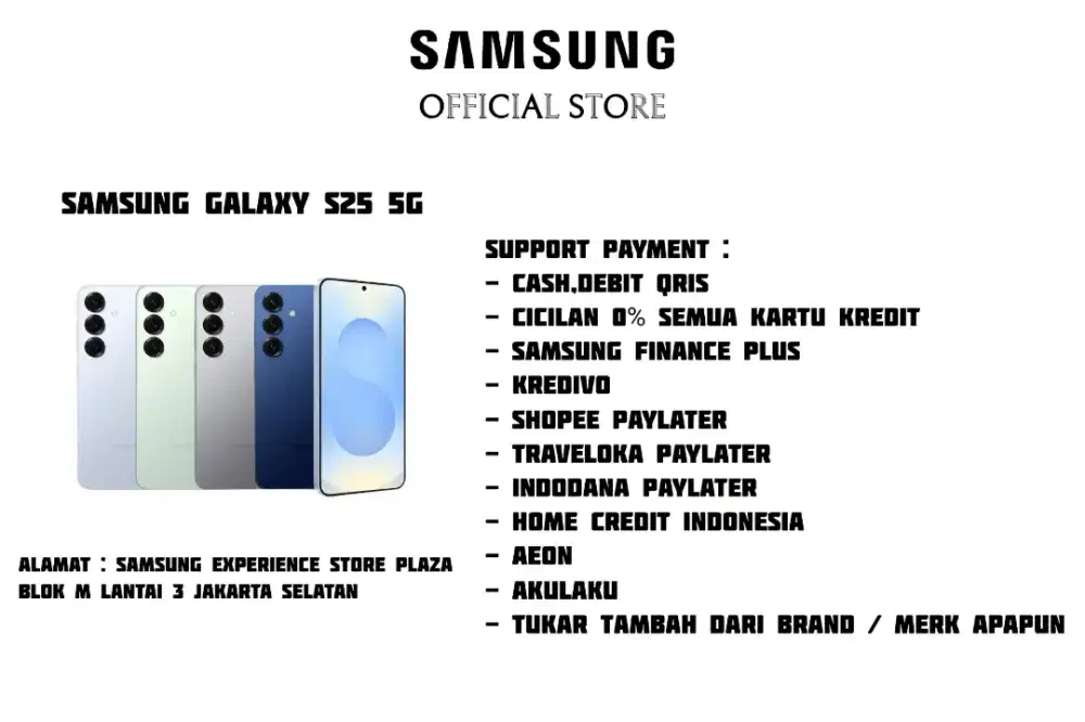PROMO Samsung Galaxy S25 5G Garansi 100% Resmi SEIN