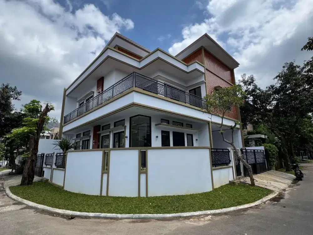 Jual Rumah Hoek Modern Minimalis Kencana Loka BSD Tangerang Selatan Banten