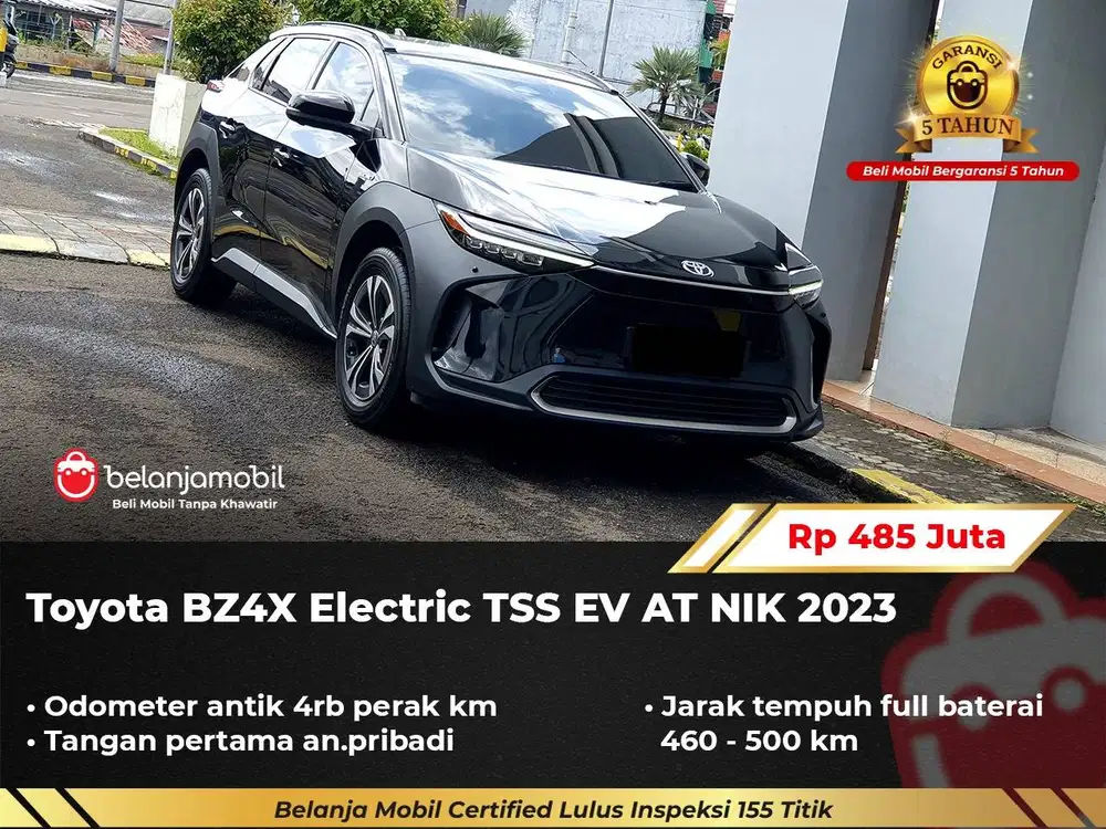 [ GARANSI 5TH ] Toyota BZ4X Electric TSS EV AT 2023/2024